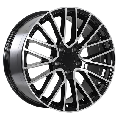 ART - Replica 156 - Black - Gloss Black - Machined Face - 20" x 9.5", 45 Offset, 5x130 (Bolt Pattern), 71.5mm HUB