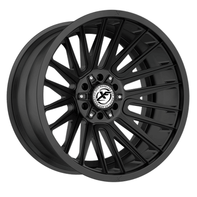 XF Off-Road - XF-234 - Black - Satin Black Dark Tint - 20" x 10", -12 Offset, 8x165.1/180 (Bolt pattern), 125.2mm HUB