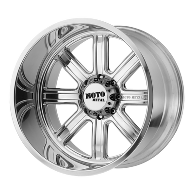 Moto Metal - MO402 - Polished - Polished - 22" x 14", -76 Offset, 8x170 (Bolt Pattern), 125.1mm HUB