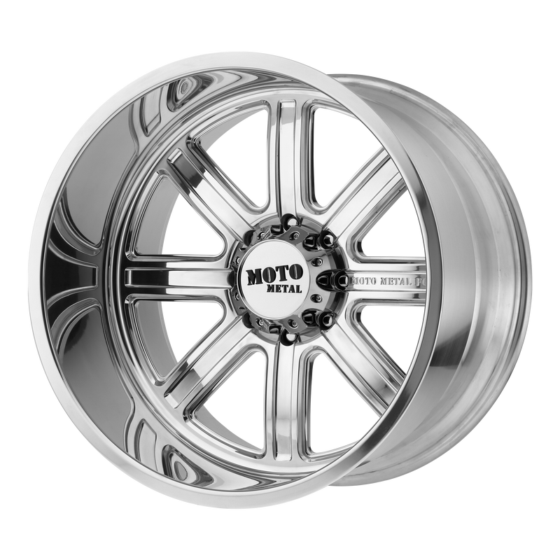 Moto Metal - MO402 - Polished - Polished - 22" x 14", -76 Offset, 8x170 (Bolt Pattern), 125.1mm HUB