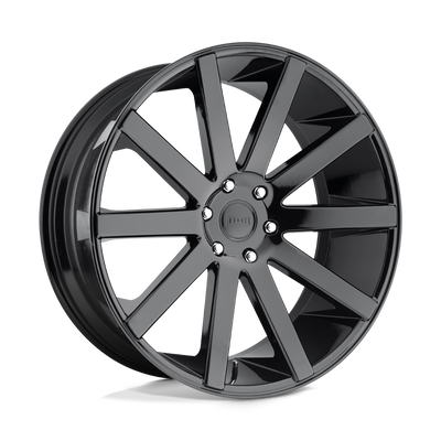 DUB - S219 SHOT CALLA - Black - GLOSS BLACK - 24" x 10", 20 Offset, 6x139.7 (Bolt Pattern), 106.1mm HUB