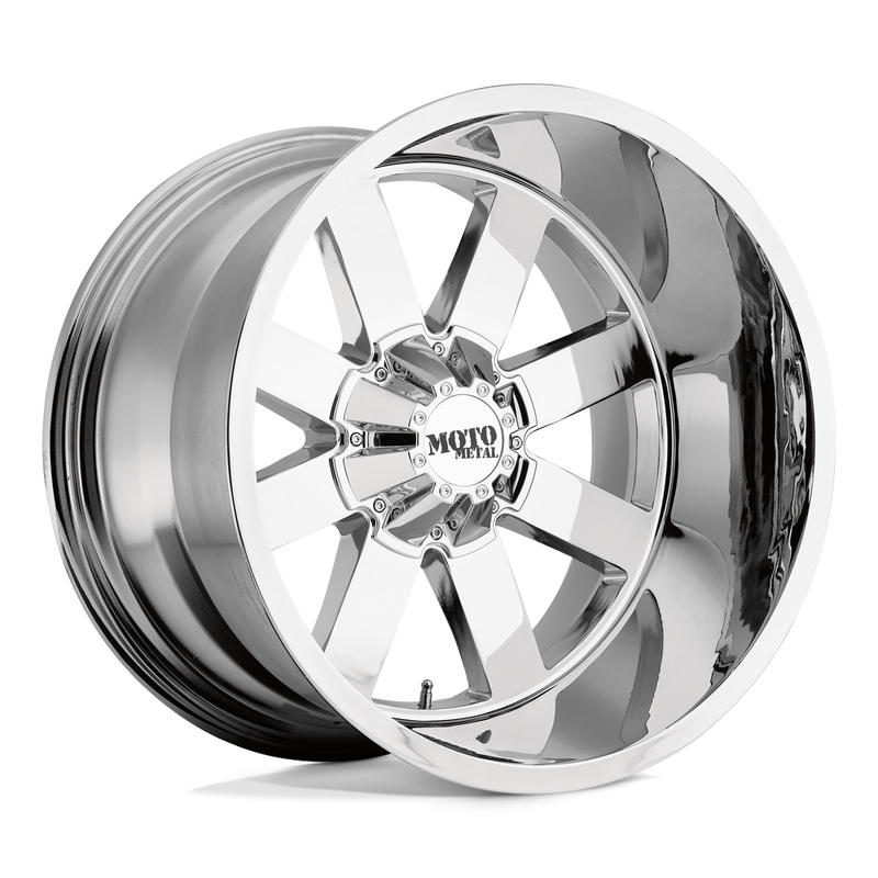Moto Metal - MO962 - Chrome - CHROME - 20" x 12", -44 Offset, 5x127/139.7 (Bolt Pattern), 78.1mm HUB