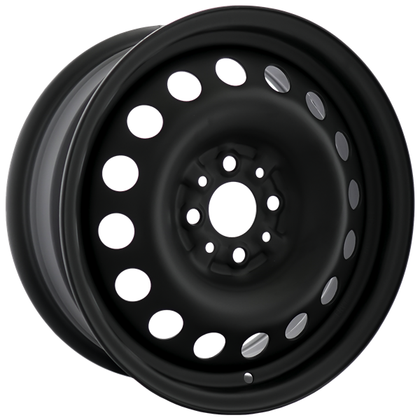 Envy Wheels - NX4 STEEL WHEEL - Black - FLAT BLACK - 15" x 6", 35 Offset, 4x98 (Bolt Pattern), 58.1mm HUB