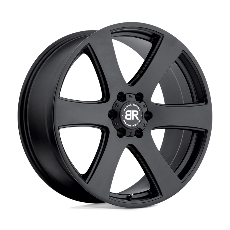 Black Rhino - HAKA - Black - Matte Black - 20" x 8.5", 45 Offset, 6x139.7 (Bolt Pattern), 112.1mm HUB