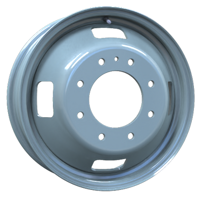 Envy Wheels - Dually Steel Wheel - Grey - GREY - 17" x 6.5", 143 Offset, 8x200 (Bolt Pattern), 142mm HUB