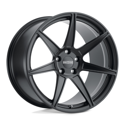 Cray Wheels - ISURUS - Black - Matte Black - 20" x 11", 76 Offset, 5x120.65 (Bolt Pattern), 70.3mm HUB