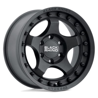 Black Rhino - BANTAM - Black - Textured Black - 18" x 9", -12 Offset, 5x127 (Bolt pattern), 71.5mm HUB