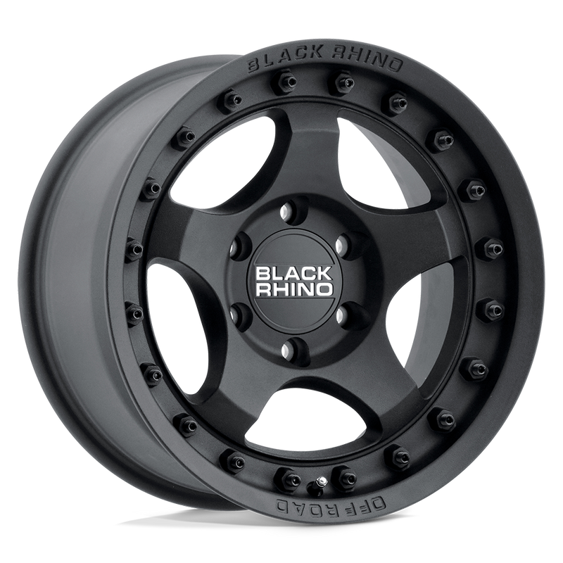 Black Rhino - BANTAM - Black - Textured Black - 18" x 9", -12 Offset, 5x127 (Bolt pattern), 71.5mm HUB