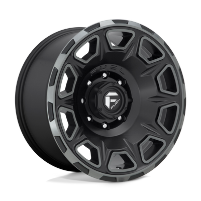 Fuel - D686 VENGEANCE - Black - MATTE BLACK DOUBLE DARK TINT - 20" x 10", -18 Offset, 8x180 (Bolt Pattern), 124.2mm HUB