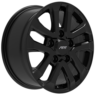 ART - Replica 215 - Black - Gloss Black - 18" x 8", 45 Offset, 5x150 (Bolt Pattern), 110.1mm HUB