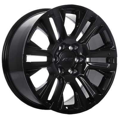 ART - Replica 216 - Black - Gloss Black - 20" x 9", 24 Offset, 6x139.7 (Bolt Pattern), 77.8mm HUB