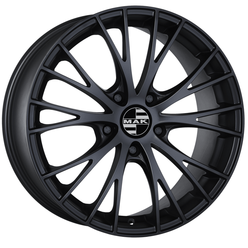 Mak Wheels - RENNEN - Black - MATTE BLACK - 19" x 8", 33 Offset, 5x110 (Bolt Pattern), 65.1mm HUB