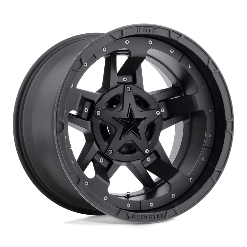 XD Series - XD827 ROCKSTAR III - Black - MATTE BLACK - 20" x 9", 18 Offset, 6x135/139.7 (Bolt Pattern), 106.1mm HUB