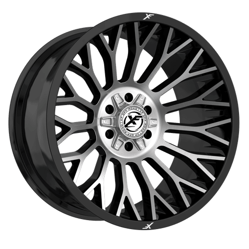 XF Off-Road - XF-237 - Black - Titanium Dark Tint - 20" x 10", -12 Offset, 5x127/139.7 (Bolt pattern), 78.1mm HUB