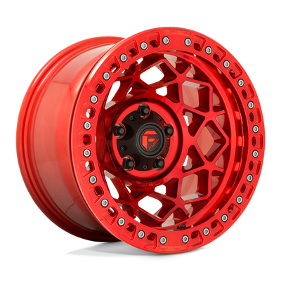 Fuel - D121 UNIT BEADLOCK - CANDY RED - 17" x 9", -15 Offset, 5x127 (Bolt Pattern), 71.5mm HUB