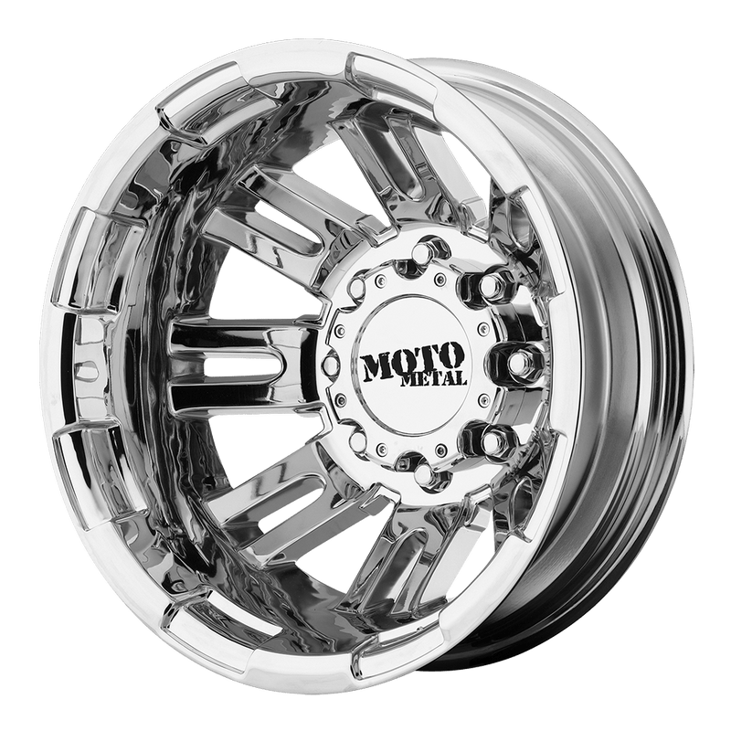 Moto Metal - MO963 - Polished - PVD - 16" x 6", -134 Offset, 8x165.1 (Bolt Pattern), 125.1mm HUB