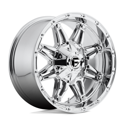Fuel - D530 HOSTAGE - Polished - CHROME PLATED - 20" x 12", -45 Offset, 6x135/139.7 (Bolt Pattern), 106.1mm HUB
