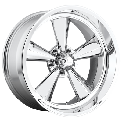 US Mag - U104 STANDARD - Chrome - CHROME PLATED - 15" x 8", 0 Offset, 5x114.3 (Bolt Pattern), 72.56mm HUB