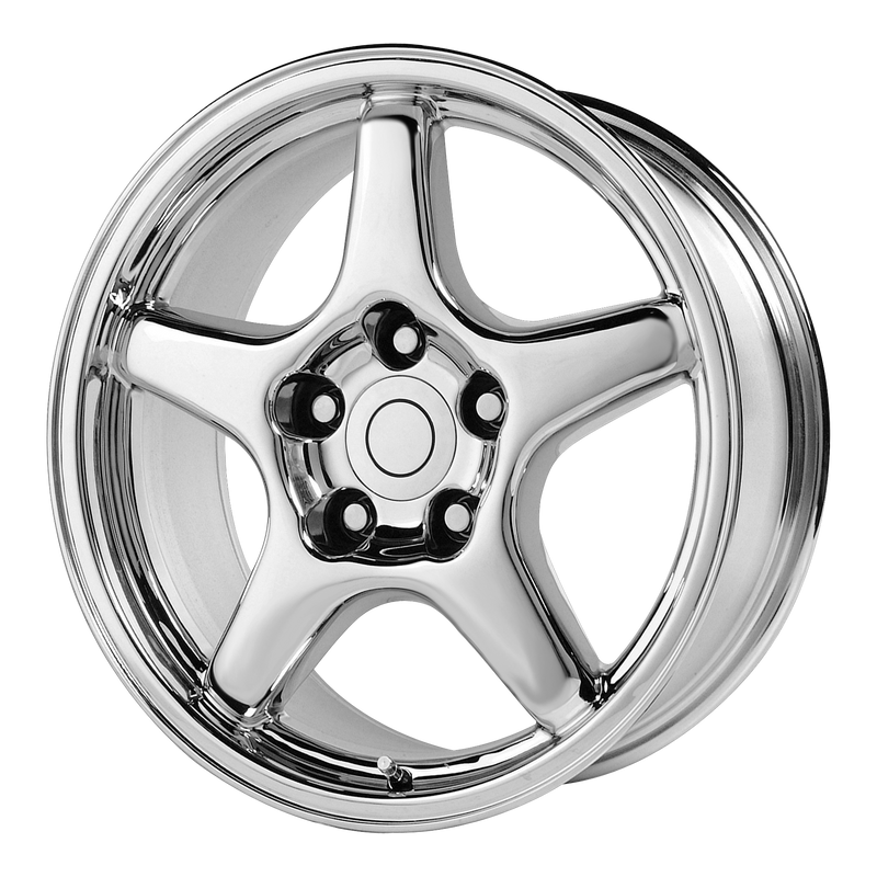 OE Creations - PR103 - Chrome - CHROME - 17" x 9.5", 38 Offset, 5x120.65 (Bolt Pattern), 70.7mm HUB