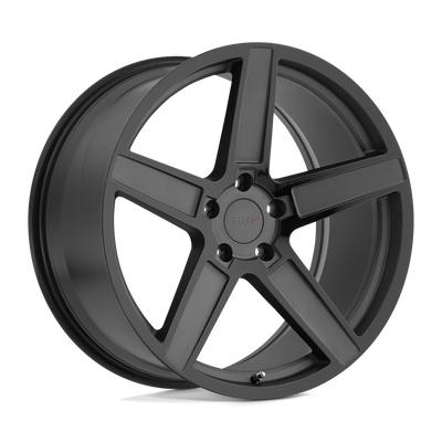 TSW Wheels - ASCENT - Gunmetal - Matte Gunmetal with Gloss Black Face - 18" x 8.5", 32 Offset, 5x112 (Bolt Pattern), 72.1mm HUB