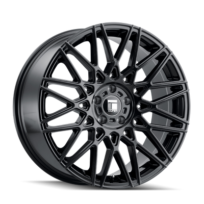 Touren - TR78 - Black - GLOSS BLACK - 20" x 9", 35 Offset, 5x112 (Bolt Pattern), 66.6mm HUB
