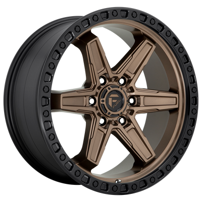 Fuel - D699 KICKER - Gunmetal - MATTE BRONZE BLACK BEAD RING - 20" x 9", 1 Offset, 5x150 (Bolt Pattern), 110.1mm HUB