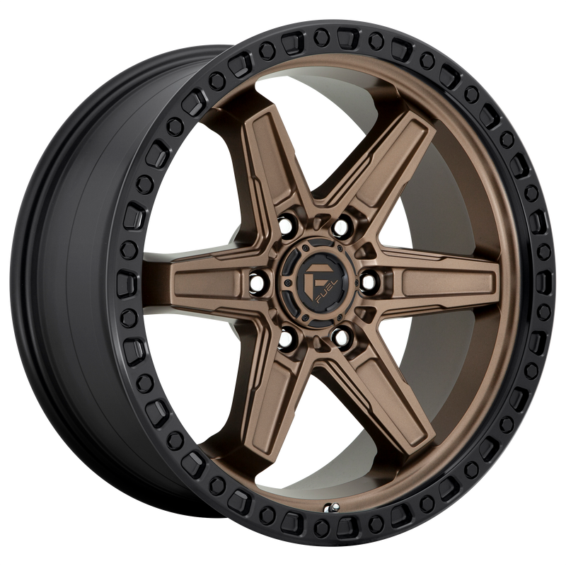 Fuel - D699 KICKER - Gunmetal - MATTE BRONZE BLACK BEAD RING - 20" x 9", 1 Offset, 5x150 (Bolt Pattern), 110.1mm HUB