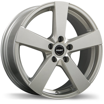 Fast Wheels - Polar - Silver - Metallic Silver - 16" x 6.5", 40 Offset, 5x114.3 (Bolt Pattern), 67.1mm HUB