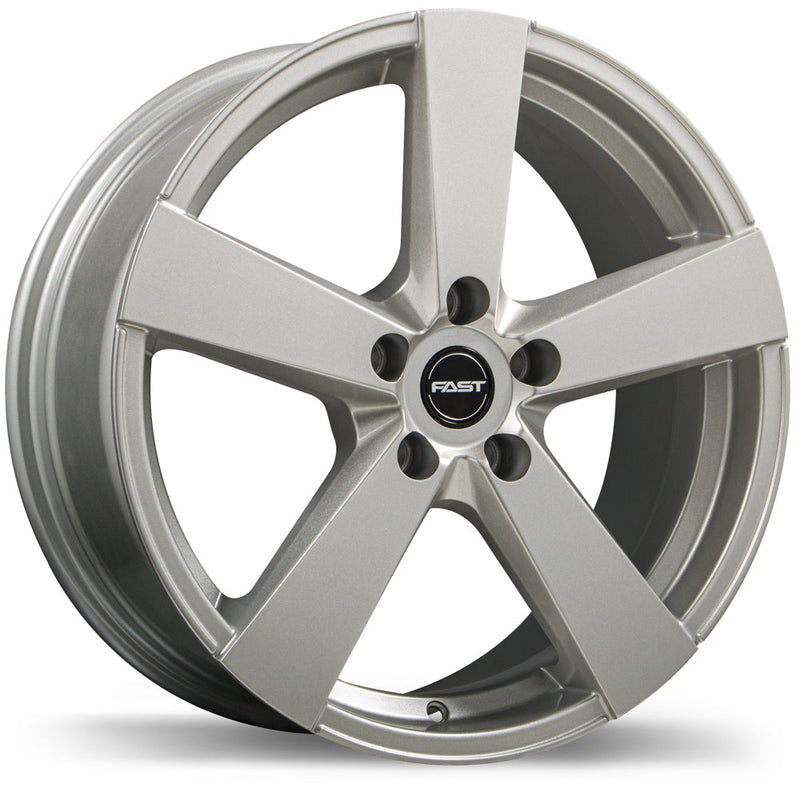 Fast Wheels - Polar - Silver - Metallic Silver - 16" x 6.5", 40 Offset, 5x114.3 (Bolt Pattern), 67.1mm HUB