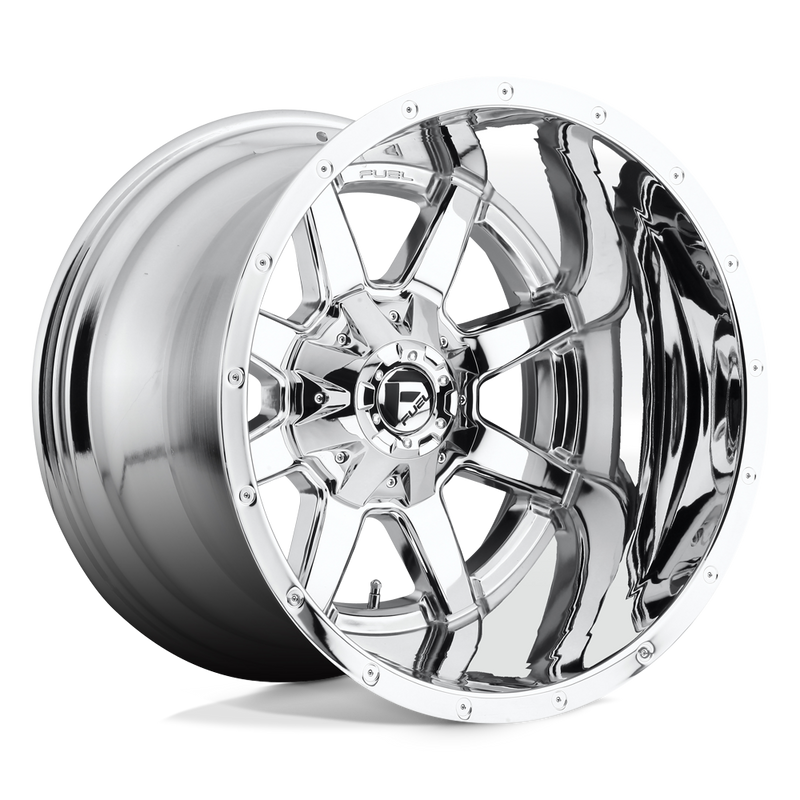 Fuel - D536 MAVERICK - Polished - CHROME PLATED - 20" x 14", -76 Offset, 6x135/139.7 (Bolt Pattern), 106.1mm HUB