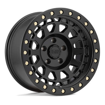 Black Rhino - PRIMM - Black - MATTE BLACK WITH BRASS BOLTS - 20" x 9.5", 12 Offset, 5x150 (Bolt Pattern), 110.1mm HUB