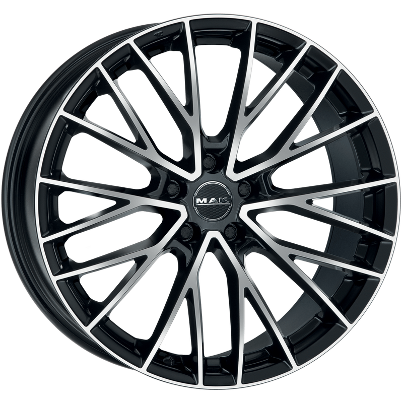 Mak Wheels - SPECIALE-D - Black - BLACK MIRROR - 21" x 10", 42 Offset, 5x112 (Bolt Pattern), 76mm HUB