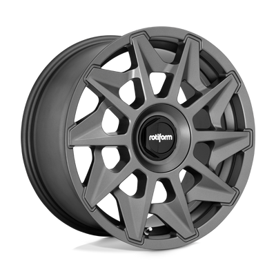 Rotiform - R128 CVT - Gunmetal - Matte Anthracite - 19" x 8.5", 45 Offset, 5x112 (Bolt Pattern), 66.6mm HUB