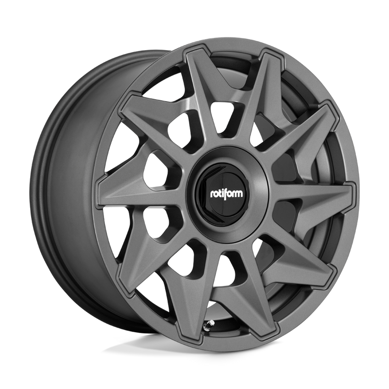 Rotiform - R128 CVT - Gunmetal - Matte Anthracite - 19" x 8.5", 45 Offset, 5x112 (Bolt Pattern), 66.6mm HUB