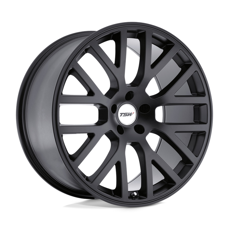 TSW Wheels - DONINGTON - Black - Matte Black - 19" x 8", 32 Offset, 5x120 (Bolt Pattern), 76.1mm HUB