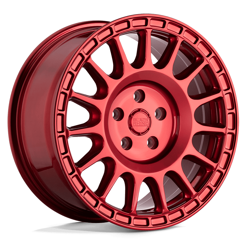 Black Rhino - SANDSTORM - Candy Red - 15" x 7", 15 Offset, 5x100 (Bolt pattern), 56.15mm HUB