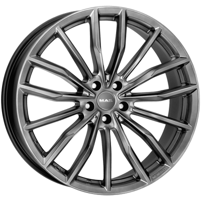 Mak Wheels - RAPP - Silver - M-TITAN - 21" x 10", 40 Offset, 5x120 (Bolt Pattern), 74.1mm HUB