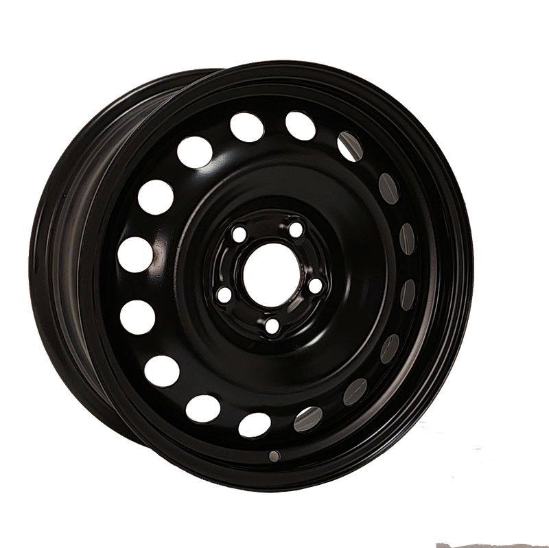 DTD - Steel - Take-Off - Black - Black - 16" x 6.5", 37 Offset, 5x110 (Bolt Pattern), 65.1mm HUB