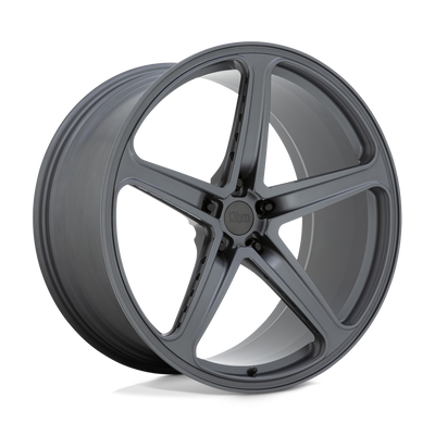 Ohm Wheels - AMP - Gunmetal - MATTE GUNMETAL - 22" x 10", 32 Offset, 5x120 (Bolt Pattern), 64.2mm HUB
