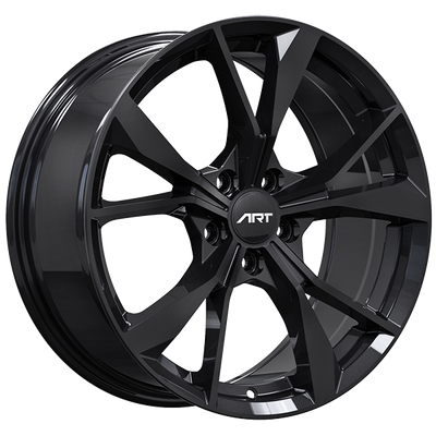 ART - Replica 235 - Black - Gloss Black - 18" x 8", 45 Offset, 5x112 (Bolt Pattern), 57.1mm HUB