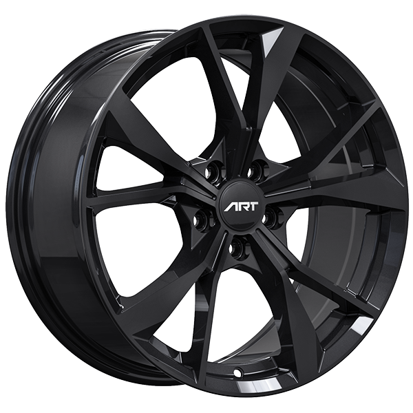 ART - Replica 235 - Black - Gloss Black - 18" x 8", 45 Offset, 5x112 (Bolt Pattern), 57.1mm HUB