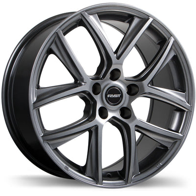 Fast Wheels - Tactic - Grey - Titanium - 18" x 8", 35 Offset, 5x114.3 (Bolt Pattern), 66.1mm HUB
