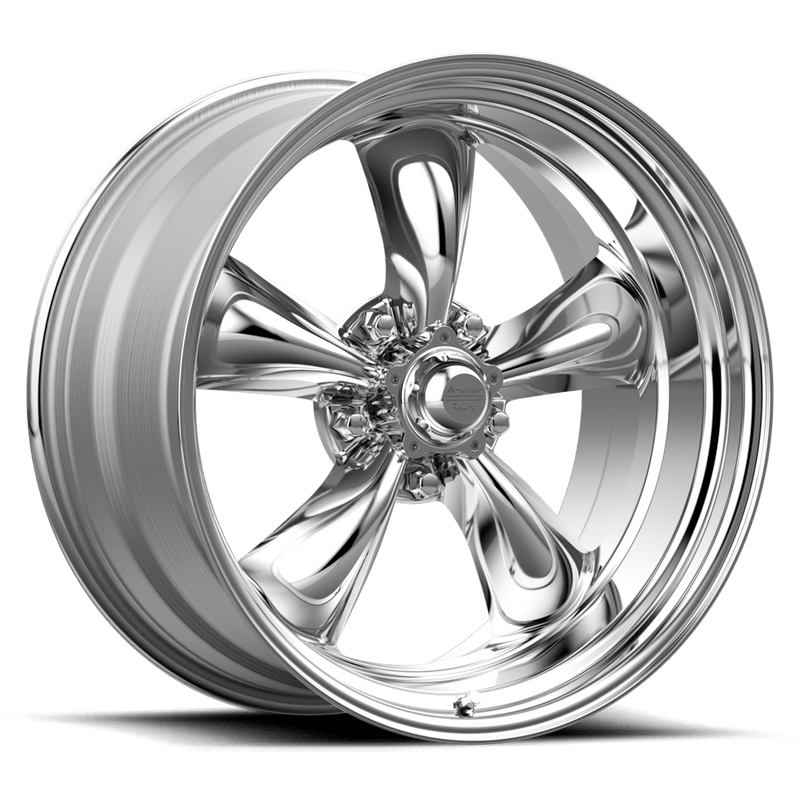 American Racing Vintage - VN515 TORQ THRUST II 1 PC - Polished - POLISHED - 17" x 8", 25 Offset, 5x114.3 (Bolt Pattern), 83.1mm HUB