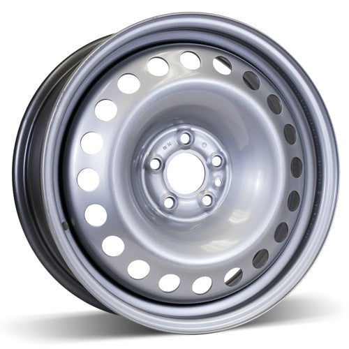 RSSW - Steel - Silver - Silver - 16" x 6", 36 Offset, 5x98 (Bolt Pattern), 58.1mm HUB