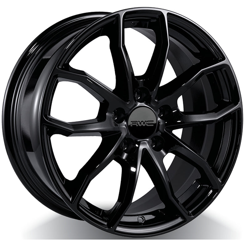 RWC - VW395 - Black - BLACK - 18" x 8", 45 Offset, 5x112 (Bolt Pattern), 57.1mm HUB