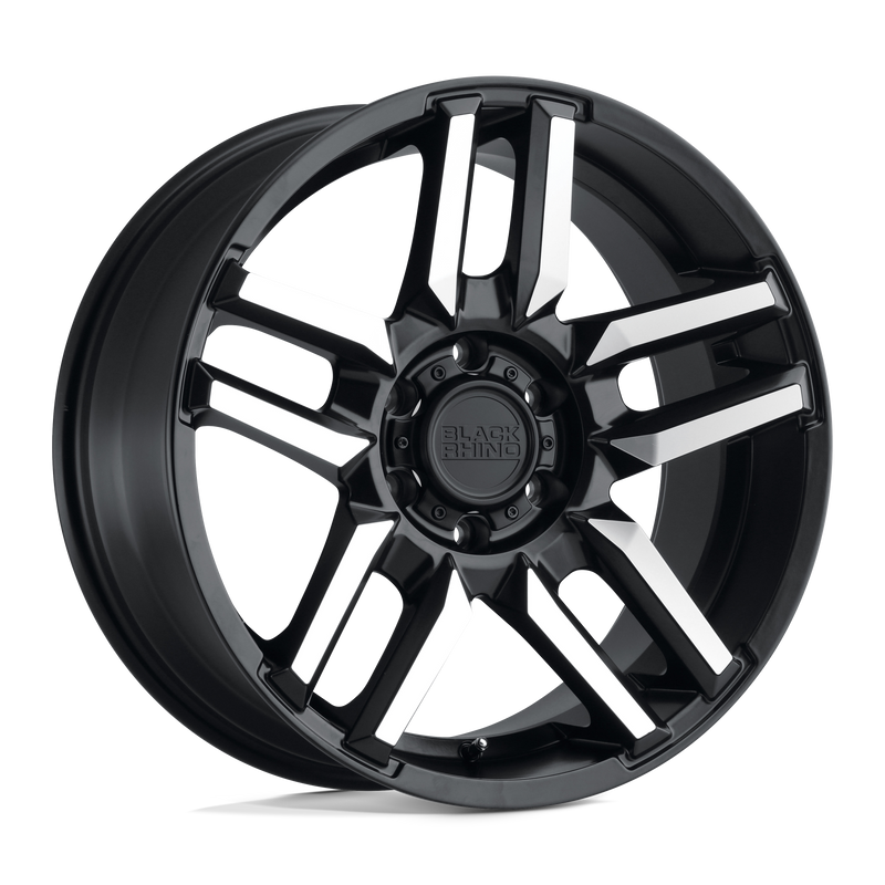 Black Rhino - MESA - Black - Matte Black with Machined Face - 20" x 9", 2 Offset, 5x139.7 (Bolt Pattern), 78.1mm HUB
