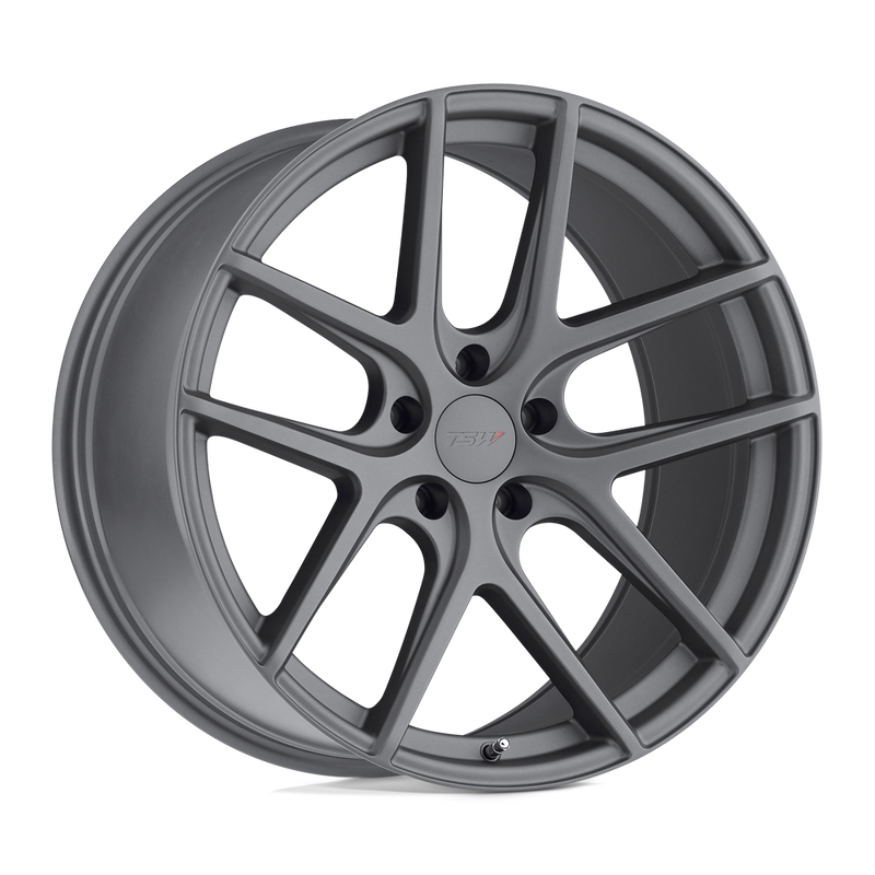 TSW Wheels - GENEVA - Gunmetal - Matte Gunmetal - 18" x 9.5", 39 Offset, 5x114.3 (Bolt Pattern), 76.1mm HUB
