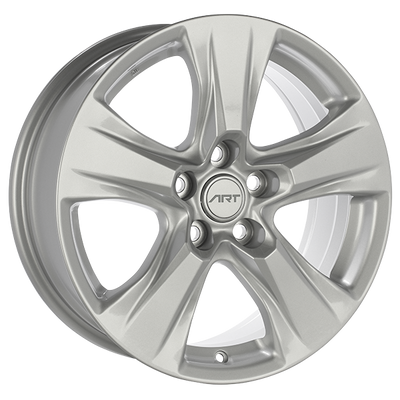 ART - Replica 210 - Silver - Silver - 17" x 7", 35 Offset, 5x114.3 (Bolt Pattern), 60.1mm HUB