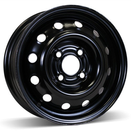 RSSW - Steel - Black - Black - 13" x 5", 40 Offset, 4x100 (Bolt Pattern), 59.1mm HUB