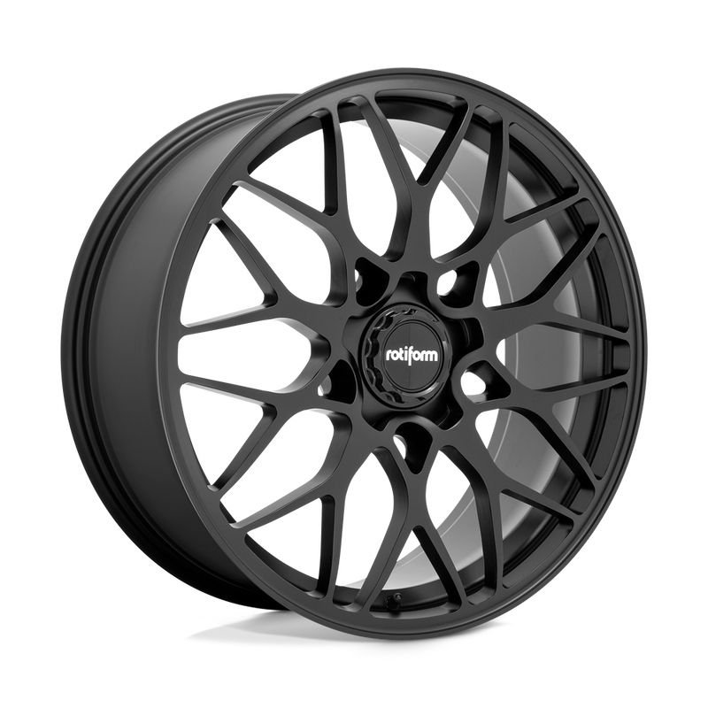 Rotiform - R190 - Black - MATTE BLACK - 20" x 9", 45 Offset, 5x112 (Bolt Pattern), 66.6mm HUB